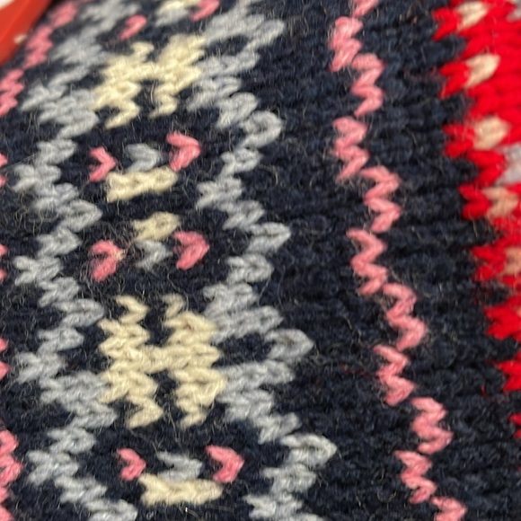 DF by Dearfoams NWT Women’s Slippers Memory Foam Size 9/10 Blue Red Pink - Picture 7 of 7